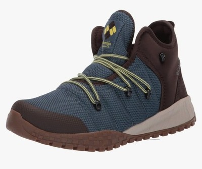 Size 10 Men's Columbia Fairbanks 503 Hiking Boots Whale/Mineral Blue Waterproof