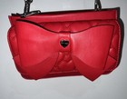 Betsey Johnson Red Bow Crossbody Small Purse/Wallet/Clutch