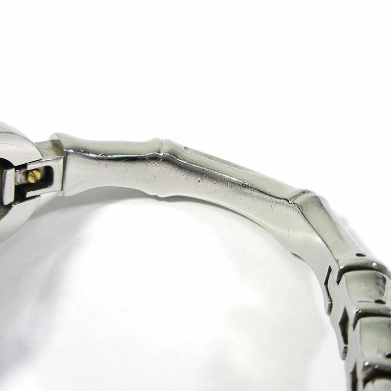 GUCCI 6800L Silver Quartz Rectangular Wristwatch … - image 10