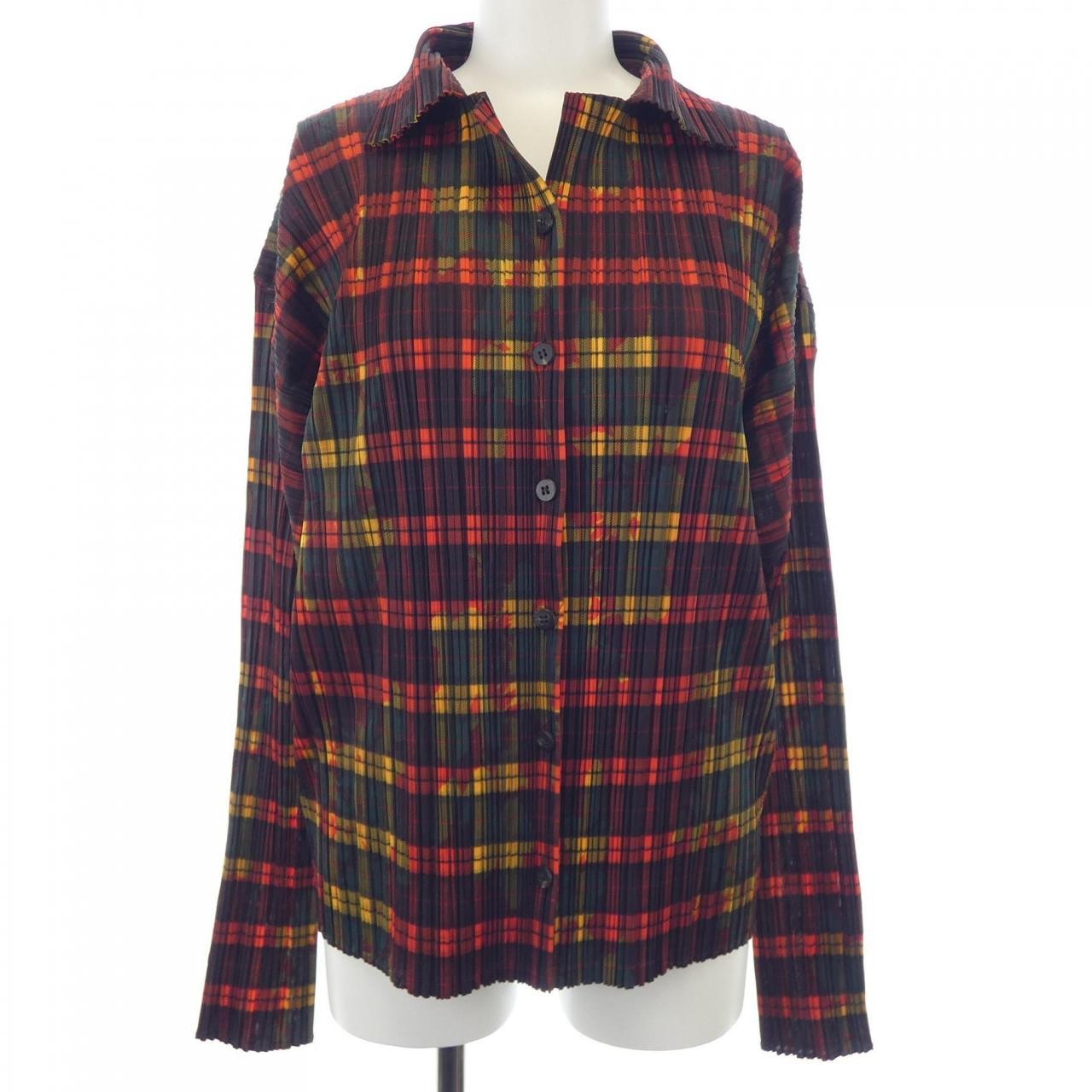 Authentic PLEATS PLEASE 2006 Checked PP64-JJ443 C… - image 1