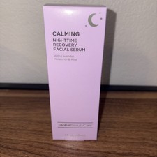 Global Beauty Care Calming Nighttime FACIAL SERUM Lavender Aloe 1 oz/30mL New