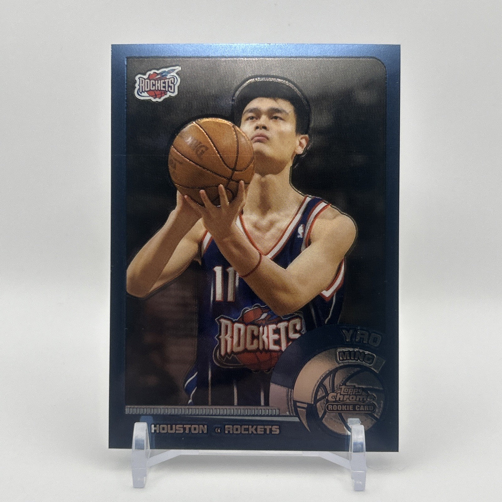 2002-03 Topps Chrome Yao Ming  Rookie RC #146 Houston Rockets English