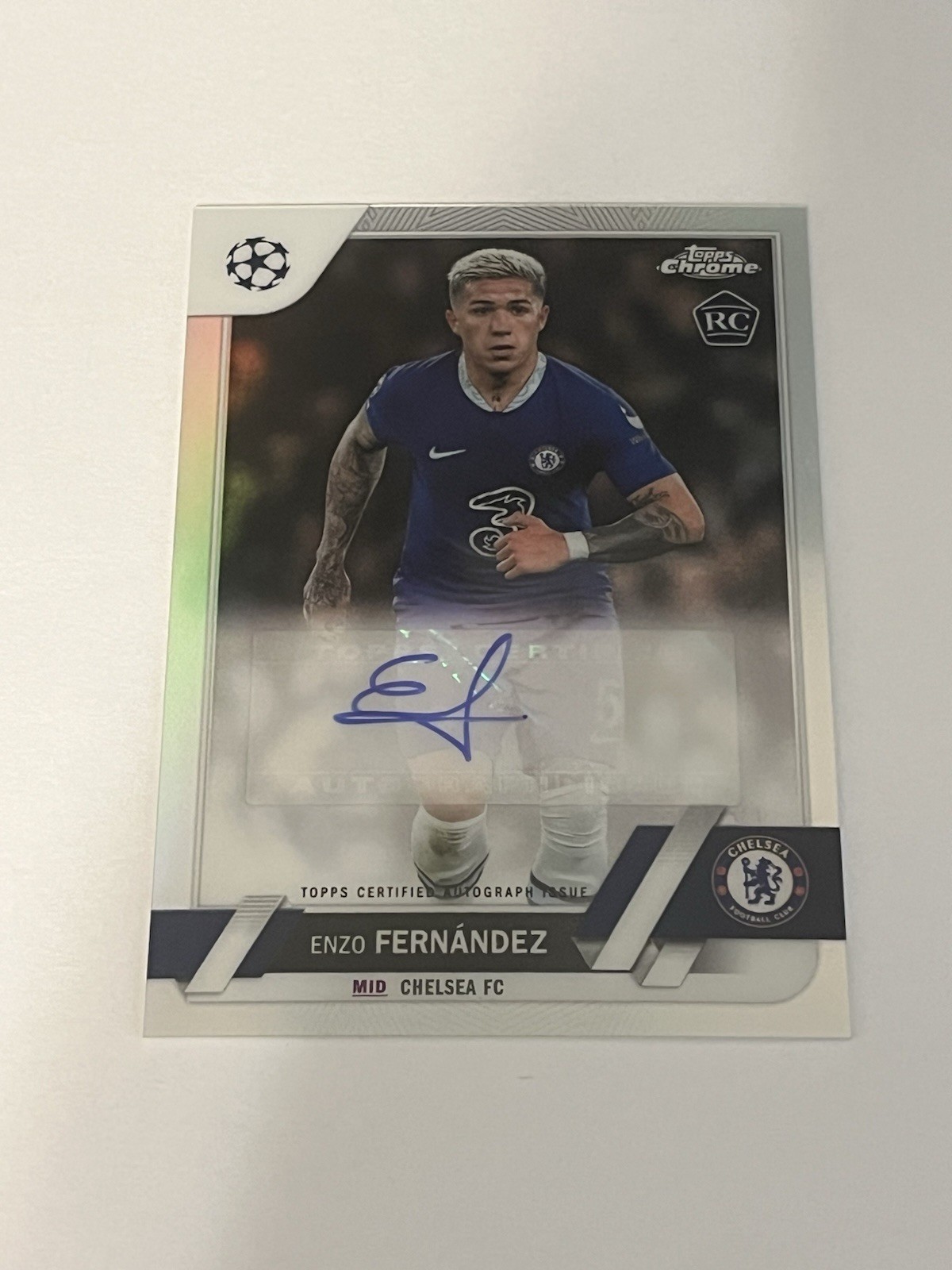 Enzo Fernandez 2022 Topps Chrome UEFA Club Competitions #CA-EF