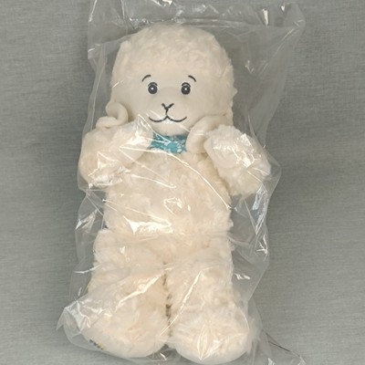 Humana Lamm Schaf   Kuscheltier Stofftier Plüschtier Halstuch ca 34cm Weiß NEU