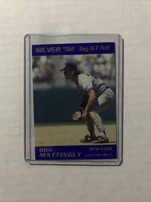 Don Mattingly Silver '92 by Star #101/1 of 1,000 printed