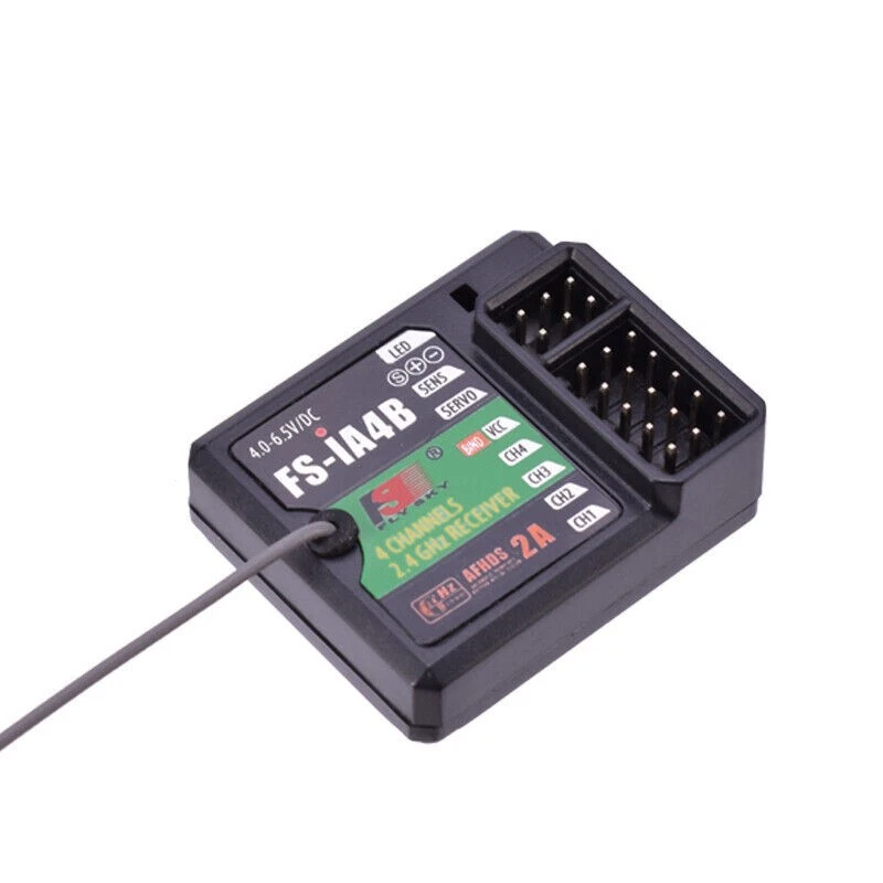 Flysky FS-iA4B 2.4G 4CH 4.0-6.5V Receiver for FS-I6 FS-I6S FS-IT4 Transmitter - Image 3 of 4