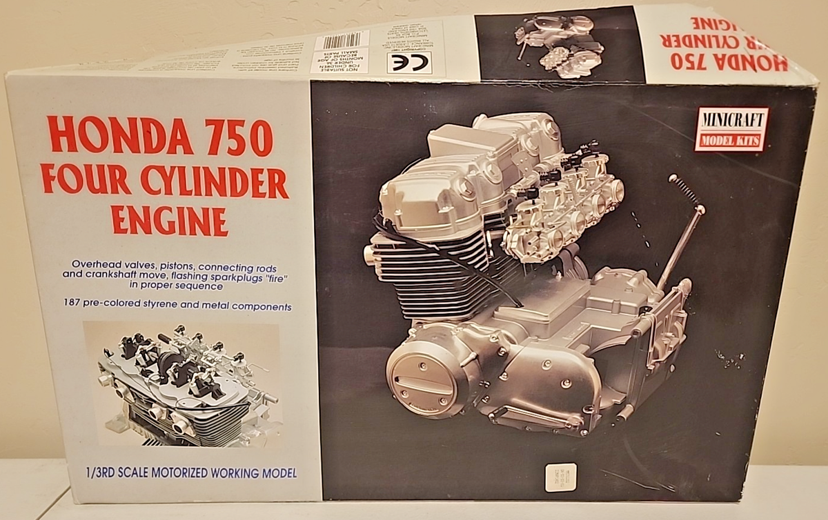 Minicraft Honda 750 Four Cylinder Engine Kit # 11202 Open Box