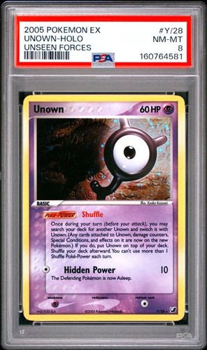 Unown graded PSA 8 for sale on eBay