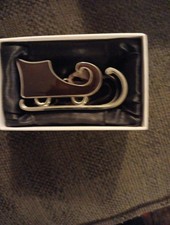 PANDORA Unforgettable Moments 2010 Christmas Sleigh Ornament 3rd in Series.