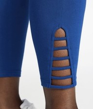 NWT Terra  Sky Women's Plus Size Capri Ladder Leggings, 22" Size 1X