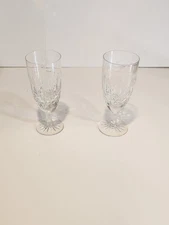 Pair Of 2 Rogaska Queen 8" Hand Crafted Lead Crystal Etched Iced Tea Glasses