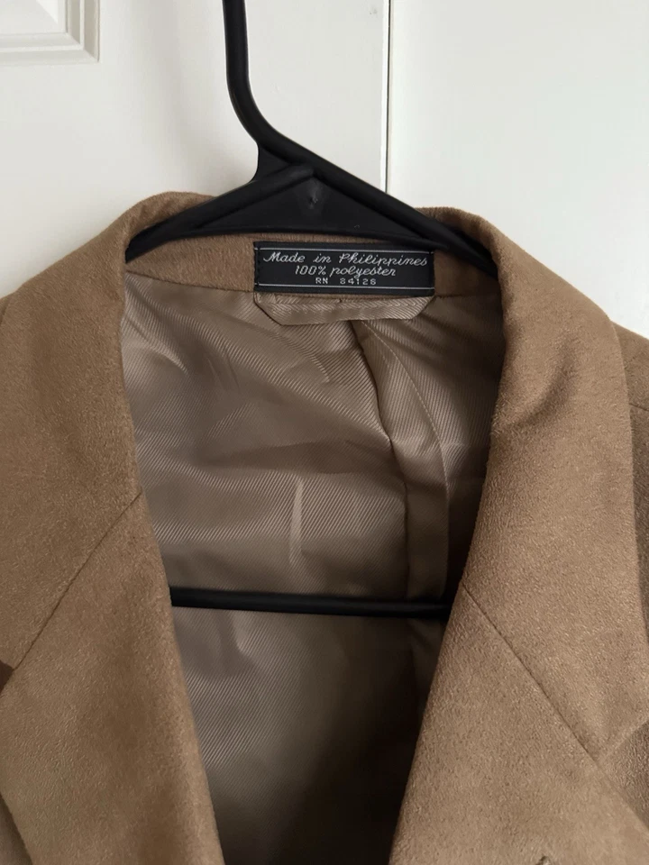 Chaqueta de traje de gamuza para hombre Jeffrey Banks L Foto 4 de 4