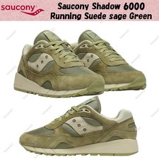 Saucony Shadow 6000 Running Suede sage Green Men's Size