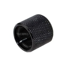Aluminum 6061 T6 1/2 x 28 Thread Protector 6061 Black Color