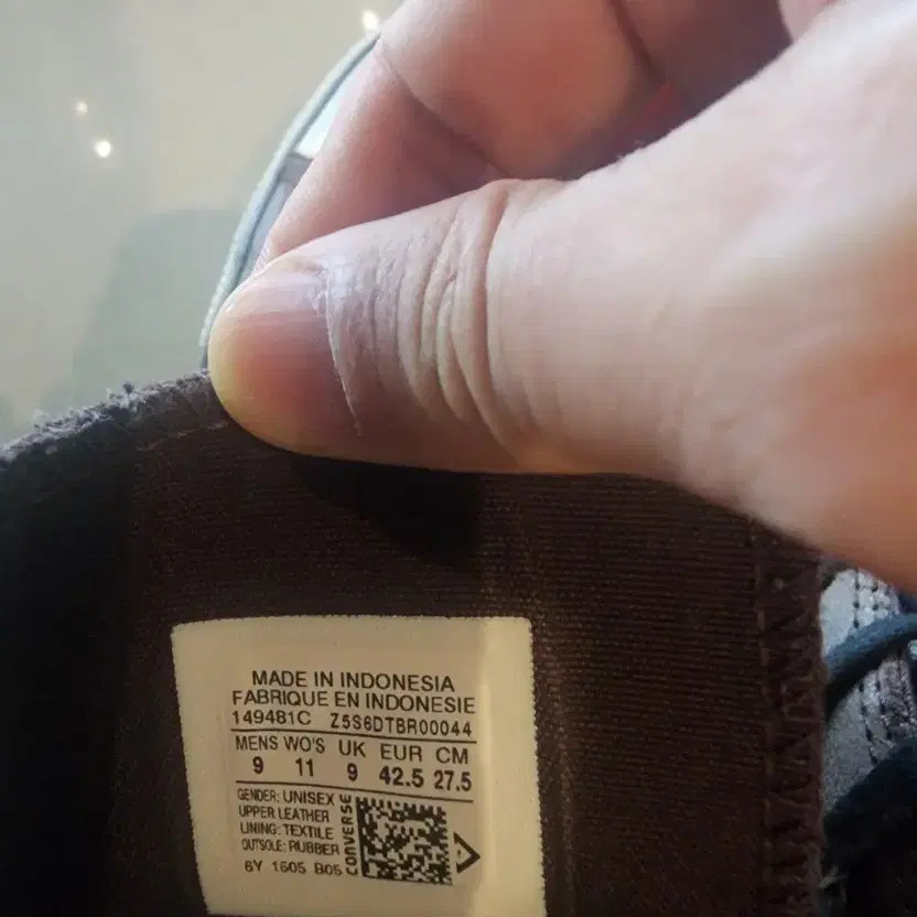 Converse High Brown Leather Sneakers 275 thumbnail 2