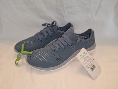 NWT Crocs Men Sneakers Literide 360 Pacer Lace Up Shoes size 9 (206715-4LC) NEW
