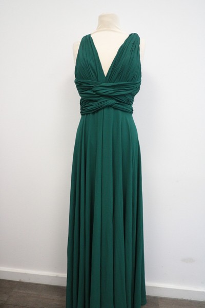 Kraimod Damen Kleid Dress Maxi Lang GrüN Gr.40 Neu-image