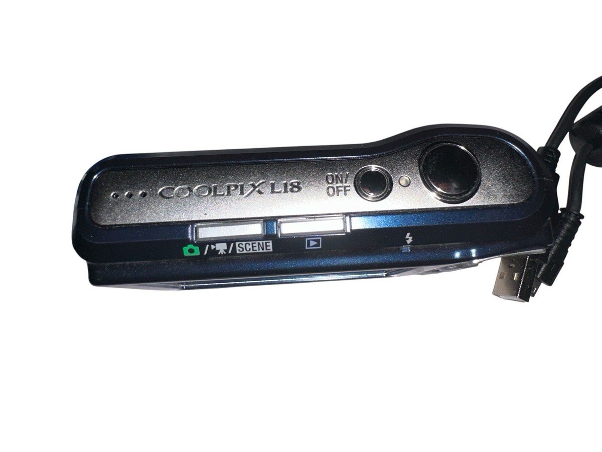 Nikon COOLPIX L18 8.0MP Digital Camera - Blue for sale