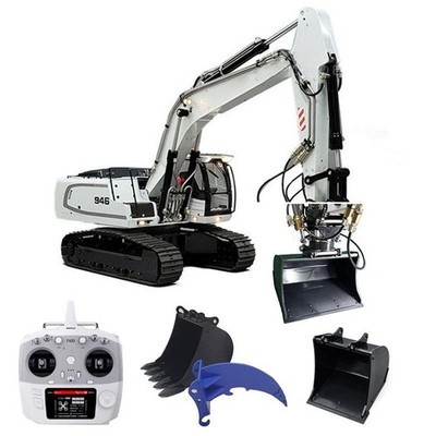 1/14 Tracked RC Hydraulic Excavator 946 2-Section Arm Metal Tiltable Ripper