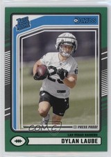 2024 Panini Donruss Rated Rookie Green Press Proof Dylan Laube #372 10y3