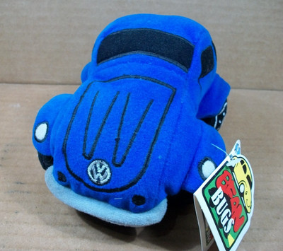 Highlight Starz BEAN BUGS ~ Volkswagen Beetle Bean Bag ~ Blue ~ with Tag