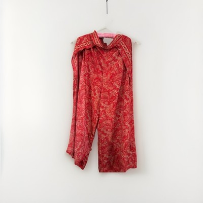 Shree Jaganath Pants Women's Size Medium Floral with Slits On The Side