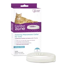 Comfort Zone Cat Calming Pheromone Collar, Anxiety & Stress Relief Aid, Breakawa