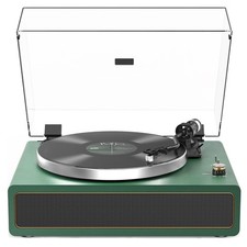 Turntable Record Player with Built-in Speakers, Vinyl Record Player... Fast Ship