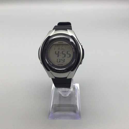 Reloj digital Casio Tough Solar para hombre 43 mm negro púrpura retroiluminación 2810 WL-S21 - Imagen 2 de 15