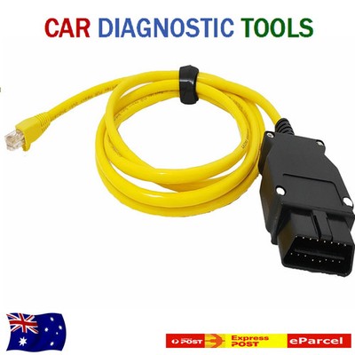 Ethernet to OBD2 Interface Cable ENET 2M E-SYS ICOM Coding for BMW F-Series Codi