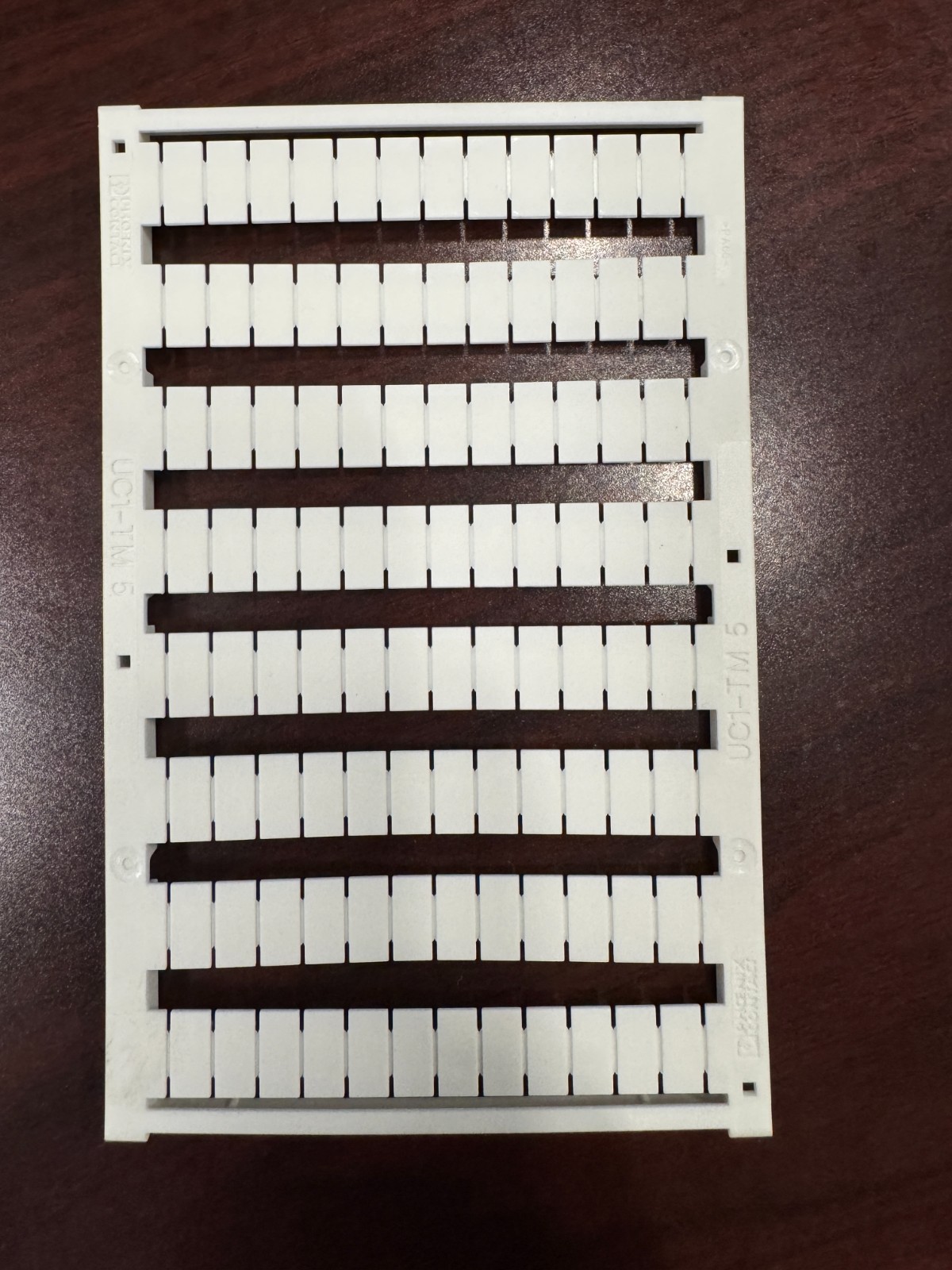 Phoenix Contact UC1-TM 5 Terminal Marker Strip Card TBD New Unused