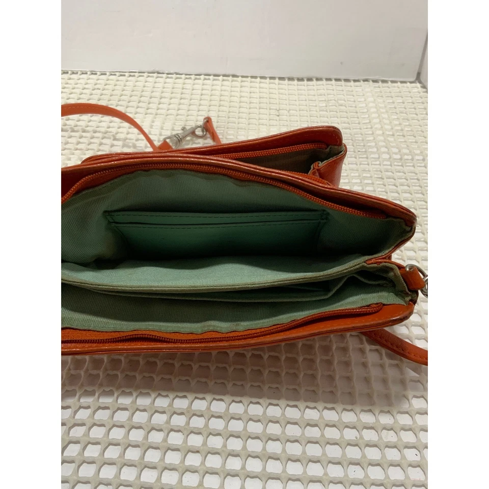 Bolso Bandolera Hobo International Cuero Mandarina Naranja Foto 4 de 4