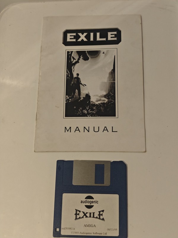 Exile By Audiogenic Software ~ Original Amiga Game with manual