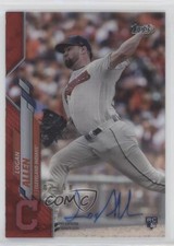 2020 Topps Clearly Authentic Auto Red 2/50 Logan Allen #CCA-LA Auto 16a2