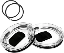 Rambler Magslider Replacement Lid 30Oz 2Pack, Magnetic Tumbler Lid Fit for Yeti