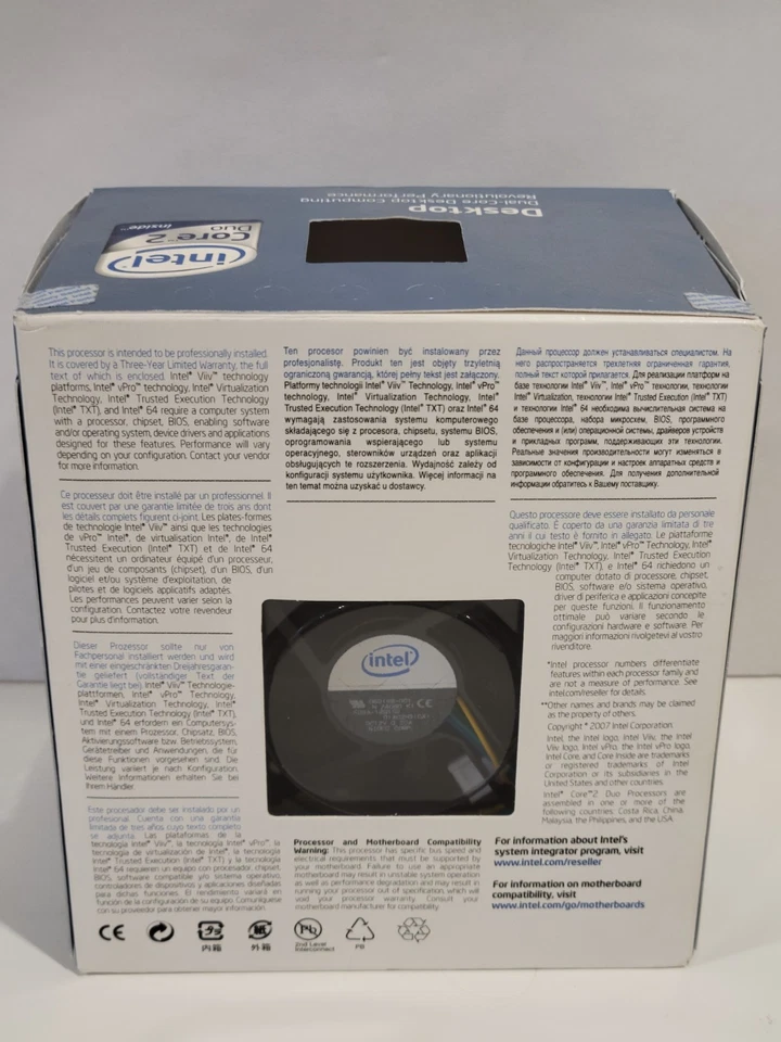 Intel Core 2 Duo E6550 2.33GHz Dual-Core (BX80557E6550) Processor NEW Sealed - Image 3 of 4