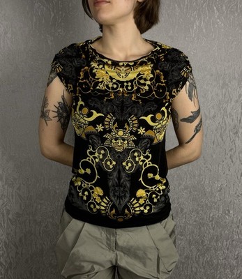 Versace Collection Baroque Samurai Tank Top Women's size 42