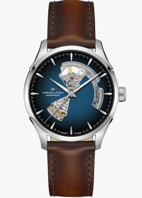 Hamilton H32675540 Jazzmaster Open Heart Auto Steel Blue 40 mm Men's Watch