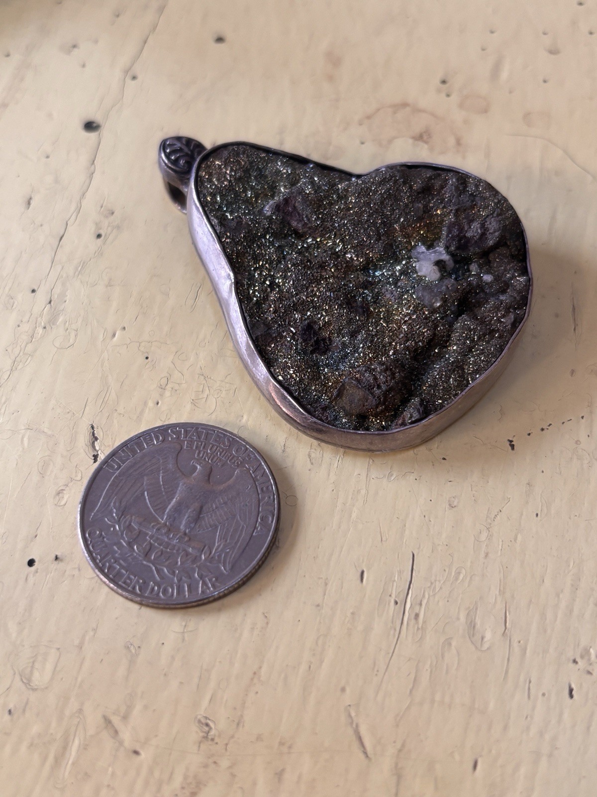 Signed Artisan Michael DeCorte Druzy, Sterling Si… - image 7