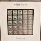 Geiger Edelmetalle 25x 1g .999 Fine Silver Bar Set Multicard Made in Germany