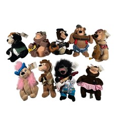 Vtg Disney Critter Country Bear Band Plush Dolls Set Of 9 Mini Bean Bag NWT