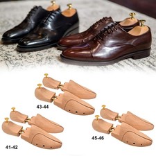 Wood Men's Shoe Stretcher Shoe Trees Shape Adjustable Wood Pair of UK 8-11