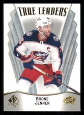 2021-22 SP Authentic True Leaders Boone Jenner Columbus Blue Jackets #TL-21