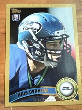 Kris Durham Rookie 2011 Topps - #188 Gold /2011 (RC) Football Card Seahawks