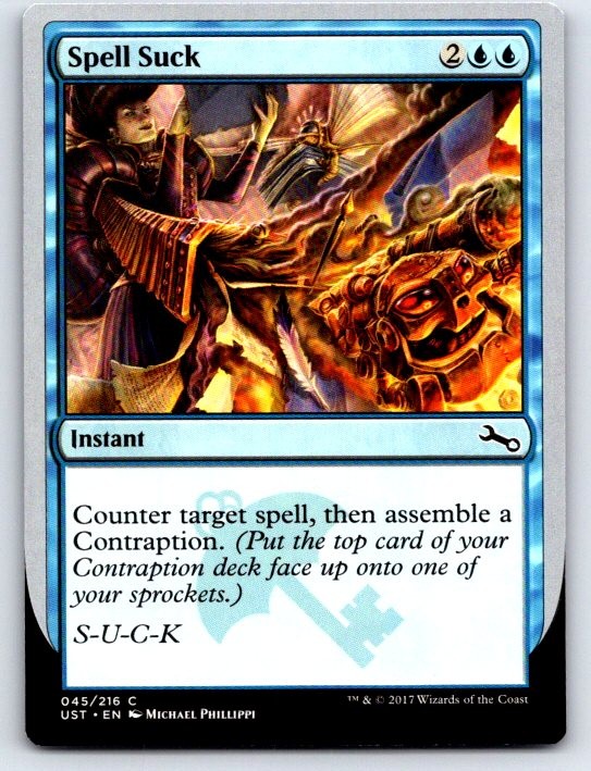 Spell Suck 45 Common Unstable Magic: The Gathering Lightly Played