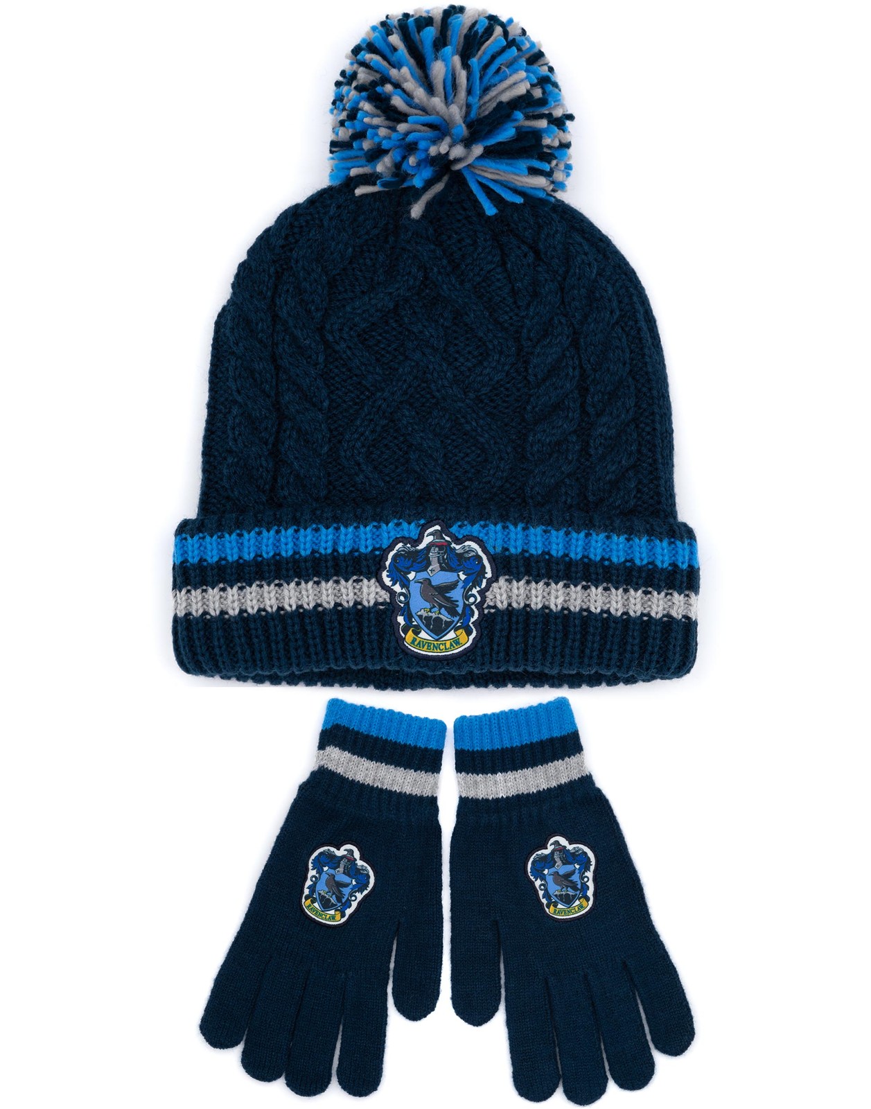 Harry Potter Beanie and Gloves Set | Unisex Blue | Official Merch - Image 2