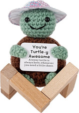 Valentines Day Gifts for Her/Him, Positive Crochet Animals Birthday Gifts for Wo