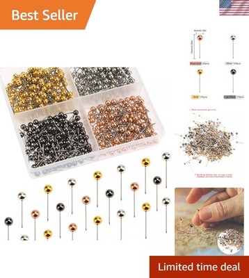500 Stücke Map Push Pins, Plastik rundköpfen Pinnadeln, Buntkopf Pushpins, De...