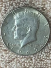 1969-D Kennedy 40% Silver .50 Circulated Uncertified Half Dollar Coin (93)