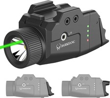 1000 Lumen Tactical Weapon Light Laser Combo with High and Low Rear Switches for